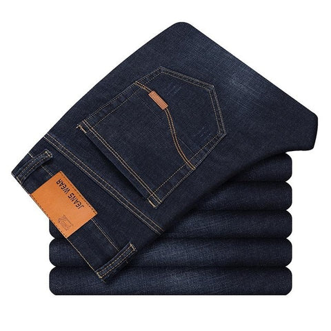 Image of Men Classic Jeans Jean Homme Pantalones Hombre Men Mannen Soft Black Biker Masculino Denim Overalls Mens Pants