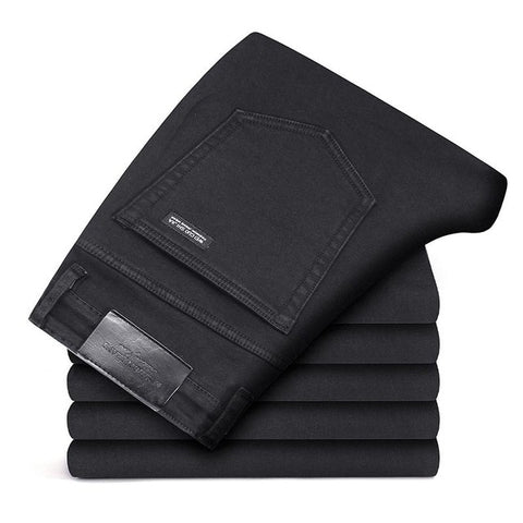 Image of Men  Classic Jeans Jean Homme Pantalones Hombre Men  Mannen Soft Black Biker Masculino Denim Overalls Mens Pants